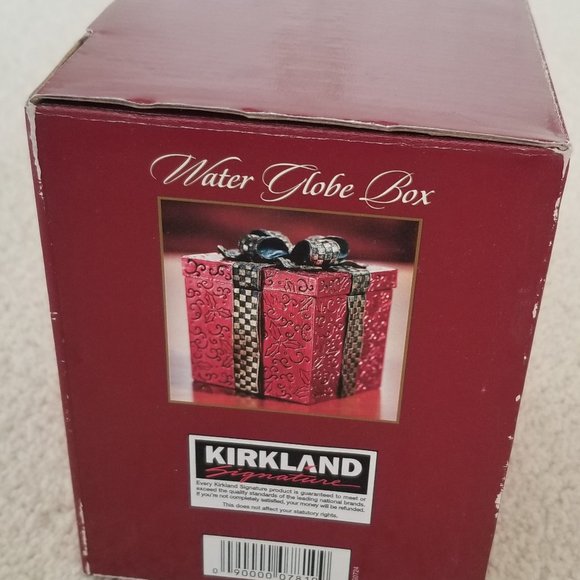 Vintage Kirkland Signature Water Globe Box Bear - Picture 2 of 6